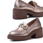 Mocassim Paje Couro Ouro Light