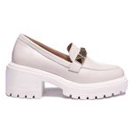 Mocassim Nungwi Couro Off White