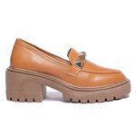 Mocassim Nungwi Couro Caramelo