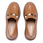 Mocassim Nungwi Couro Caramelo