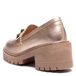 Mocassim Nungwi Couro Ouro Light