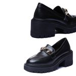 Mocassim Nungwi Couro Preto