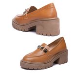 Mocassim Nungwi Couro Caramelo