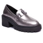 Mocassim Muyuni Couro Inox