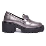 Mocassim Muyuni Couro Inox
