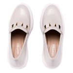 Mocassim Muyuni Couro Off White