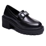 Mocassim Dongwe Couro Preto