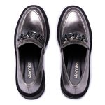 Mocassim Dongwe Couro Inox