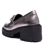 Mocassim Dongwe Couro Inox