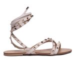 Sandália Rasteira Castelhanos Off White
