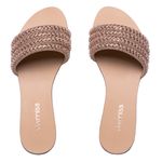 Sandália Rasteira Lagoinha Nude