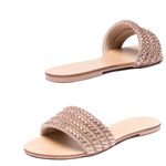 Sandália Rasteira Lagoinha Nude