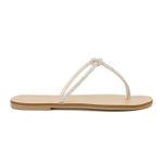 Sandália Rasteira Lume Marfim