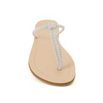 Sandália Rasteira Lume Marfim