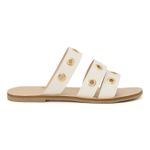 Sandália Rasteira Dew Off White