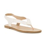 Sandália Rasteira Serena Off White