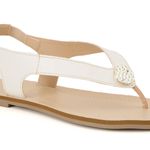 Sandália Rasteira Serena Off White