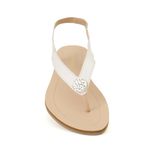 Sandália Rasteira Serena Off White