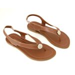 Sandália Rasteira Serena Whisky