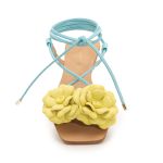 Sandália Rasteira Ibiza Celeste Lima