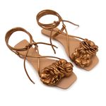 Sandália Rasteira Ibiza Bronze