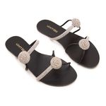 Sandália Rasteira Puglia Preto