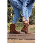 Bota Western Texas Fort Worth Rain Caramelo