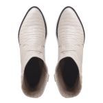 Bota Western Texas Grapevine Couro Croco Gelo
