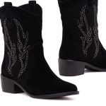 Bota Western Texas Hunt Fire Preto