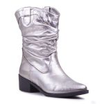 Bota Western Missouri Couro Prata