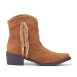 Bota Western Mississippi Cleveland Camurça Caramelo