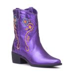 Bota Couro Western Texas Dallas Violeta