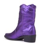 Bota Couro Western Texas Dallas Violeta