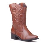 Bota Western Portland Couro Terracota
