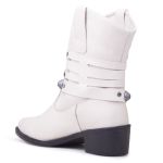 Bota Western Tennessee Memphis Couro Off White