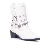 Bota Western Tennessee Memphis Couro Off White