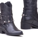 Bota Western Tennessee Memphis Couro Preto