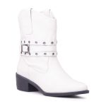 Bota Western Tennessee Lynchburg Couro Off White