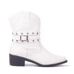 Bota Western Tennessee Lynchburg Couro Off White