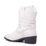 Bota Western Tennessee Lynchburg Couro Off White