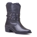 Bota Western Tennessee Lynchburg Couro Preto