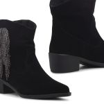 Bota Western Mississippi Cleveland Camurça Preto Ox