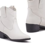 Bota Western Mississippi Ocean Springs Couro Off White