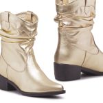 Bota Western Missouri Couro Dourada