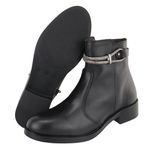 Bota Alice em Couro Preto