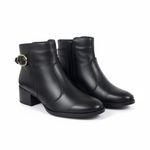 Bota Lira em Couro Preto