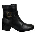 Bota Agatha em Couro Preto