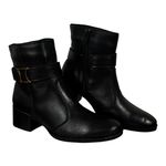 Bota Agatha em Couro Preto