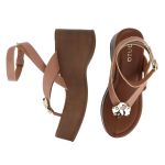 Sandalia Anabela Mel Mocha Mousse