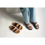 Papete FlatForm Rubi Palmilha em Camurça Preto